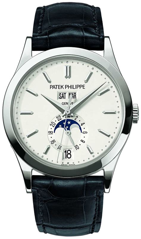 mens patek philippe grand complications silvery opaline watch 5396g/011|Patek Philippe Annual Calendar 5396G.